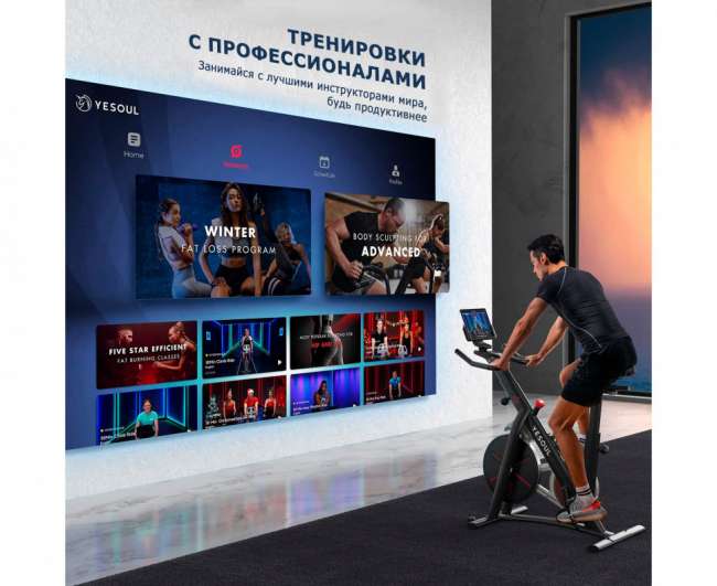 Велотренажер Yesoul Smart M1 BLACK Велотренажер Yesoul Smart M1 BLACK