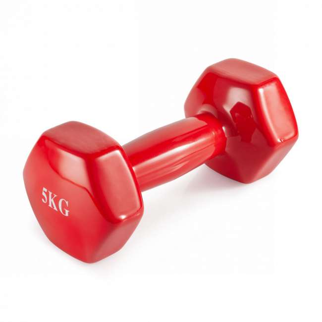 Гантель неразборная 5 кг винил VictoryFit VF-DV050 Гантель неразборная 5 кг винил VictoryFit VF-DV050