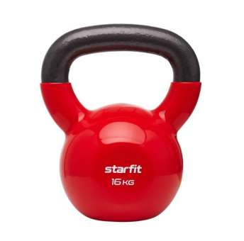 Гиря виниловая StarFit DB-401 16 кг красный