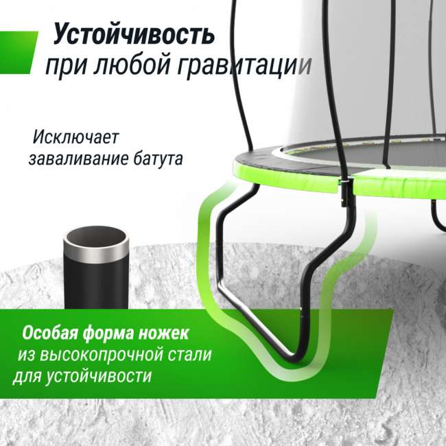 Батут UNIX Line 16 ft UFO Green Батут UNIX Line 16 ft UFO Green