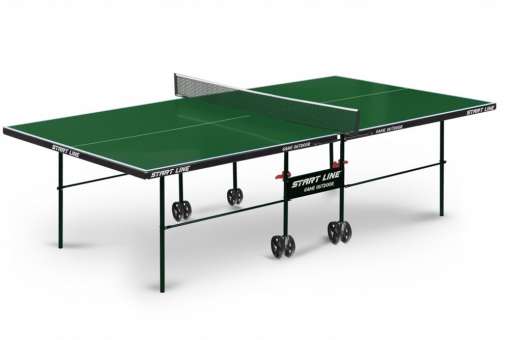 Всепогодный теннисный стол Start Line Game Outdoor зеленый