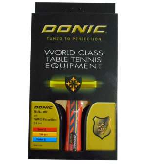 Ракетка для настольного тенниса Donic Testra OFF with Twingo Plus rubbers