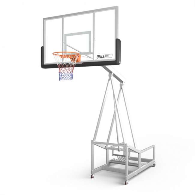 Баскетбольная мобильная стойка UNIX Line B-Stand-PC 72"x42" R45 H120-305 см Баскетбольная мобильная стойка UNIX Line B-Stand-PC 72"x42" R45 H120-305 см