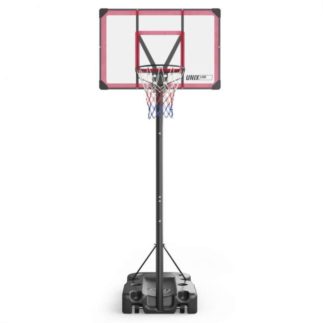 Баскетбольная стойка UNIX Line B-Stand-PC 48"x32" R45 H230-305 см Баскетбольная стойка UNIX Line B-Stand-PC 48"x32" R45 H230-305 см