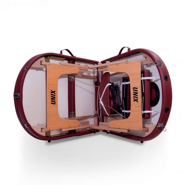 Массажный стол UNIX Med Comfort 3 Section Burgundy