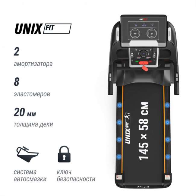 Беговая дорожка UNIX Fit MX-990 AC (LED) Беговая дорожка UNIX Fit MX-990 AC (LED)