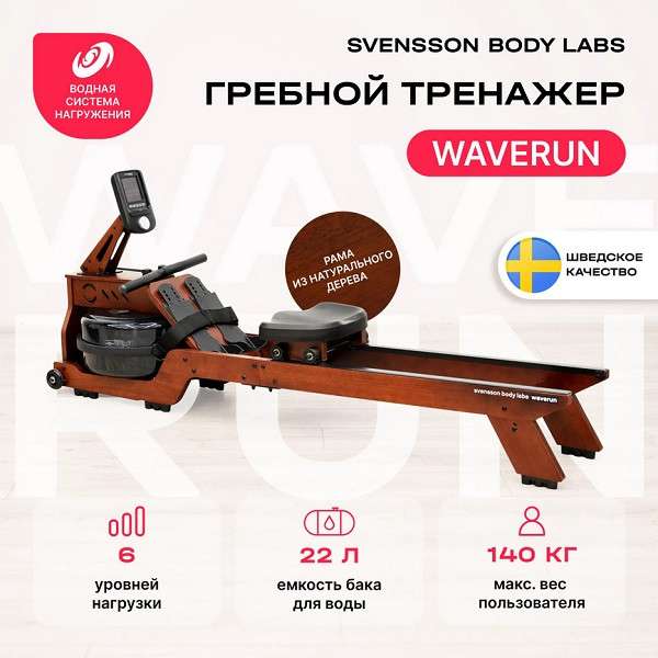 Гребной тренажер Svensson Body Labs WAVERUN Гребной тренажер Svensson Body Labs WAVERUN