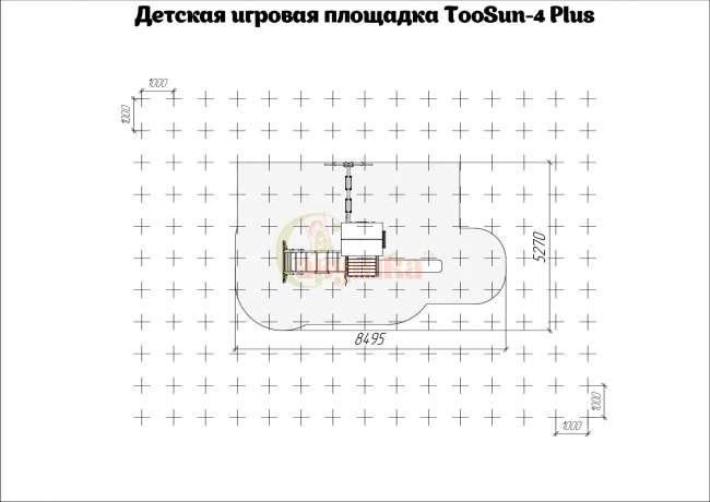Детская площадка Савушка TooSun (Тусун) 4 Plus Детская площадка Савушка TooSun (Тусун) 4 Plus