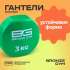 Гантели BRONZE GYM 3 кг пара Гантели BRONZE GYM 3 кг пара