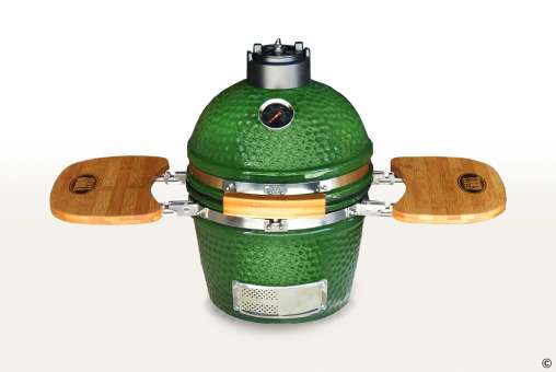 Керамический гриль-барбекю Start Grill 12 дюймов (зеленый) (31см)