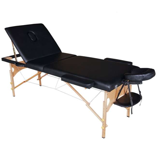 Складной массажный стол DFC Nirvana Relax Pro Black Складной массажный стол DFC Nirvana Relax Pro Black
