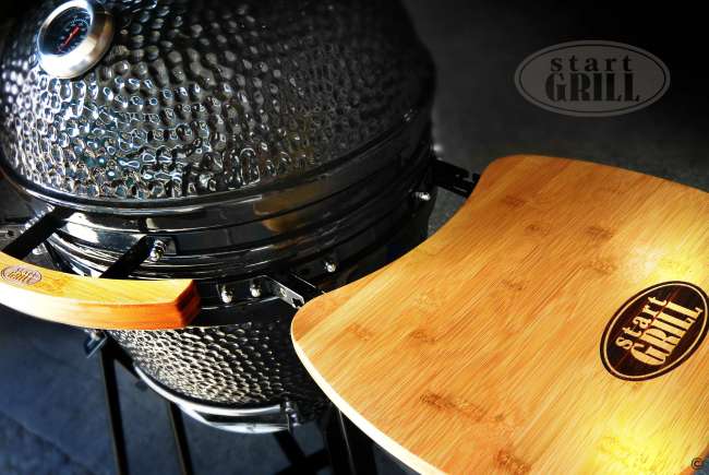 Керамический гриль-барбекю Start Grill 18 дюймов (черный) (48см) Керамический гриль-барбекю Start Grill 18 дюймов (черный) (48см)