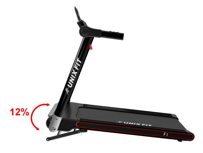 Беговая дорожка UNIXFIT Hi-tech F1 Dark Storm Беговая дорожка UNIXFIT Hi-tech F1 Dark Storm