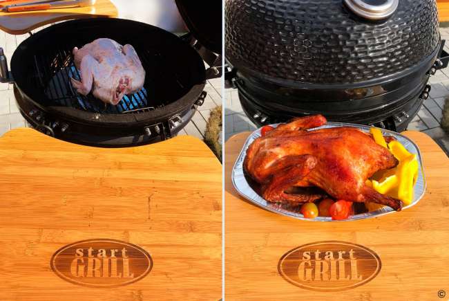Керамический гриль-барбекю Start Grill 22 дюйма (черный) (57см) Керамический гриль-барбекю Start Grill 22 дюйма (черный) (57см)
