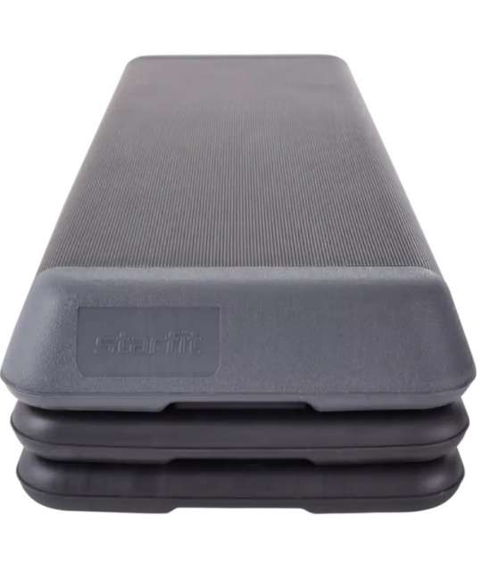 Степ-платформа быстросборная StarFit SP-205 обрезиненная 3-х уровневая Степ-платформа быстросборная StarFit SP-205 обрезиненная 3-х уровневая