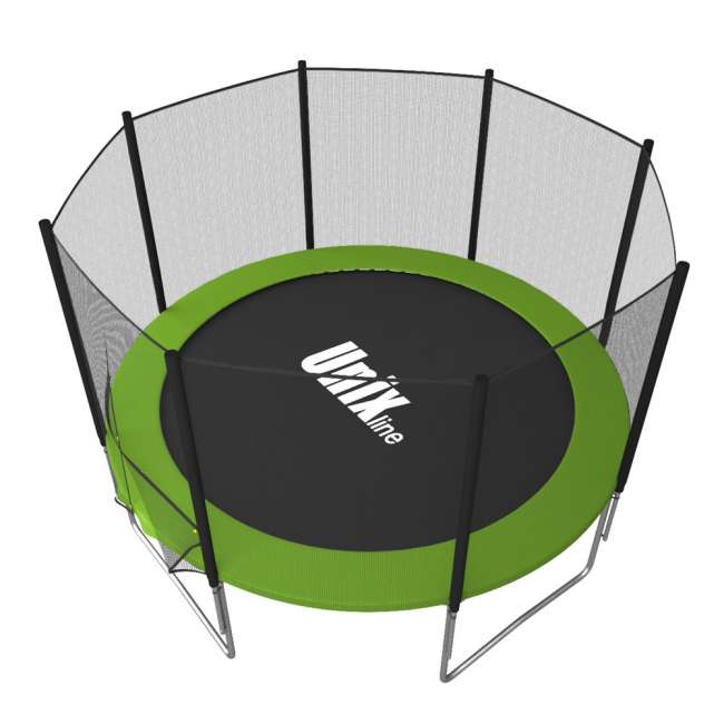 Батут с сеткой UNIX line Simple 10 ft Green outside Батут с сеткой UNIX line Simple 10 ft Green outside