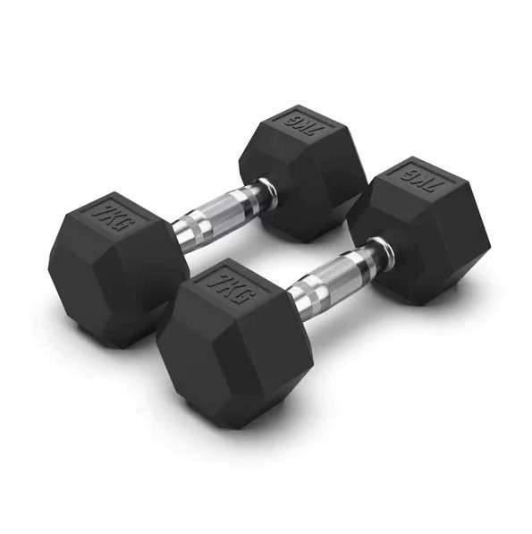 Гантель неразборная гексагональная 7 кг VF-H070 шт. Гантель неразборная гексагональная 7 кг VF-H070 шт.