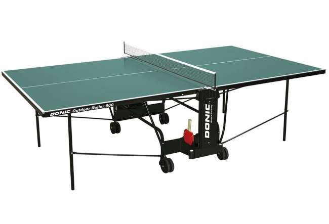 Всепогодный теннисный стол Donic Outdoor Roller 600 зеленый Всепогодный теннисный стол Donic Outdoor Roller 600 зеленый