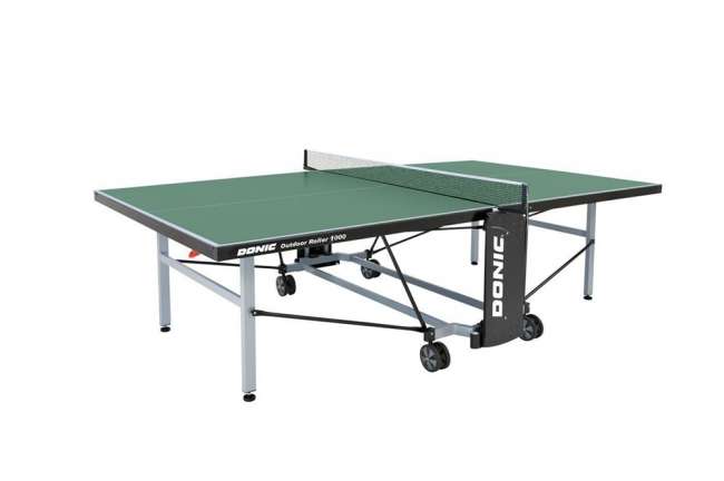 Всепогодный теннисный стол Donic Outdoor Roller 1000 зеленый Всепогодный теннисный стол Donic Outdoor Roller 1000 зеленый