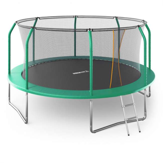 Батут UNIX Line SUPREME BASIC 14 ft (green) Батут UNIX Line SUPREME BASIC 14 ft (green)