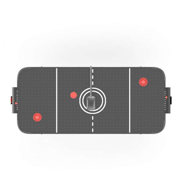 Игровой стол UNIX Line Аэрохоккей (142х64 cм) Black Игровой стол UNIX Line Аэрохоккей (142х64 cм) Black