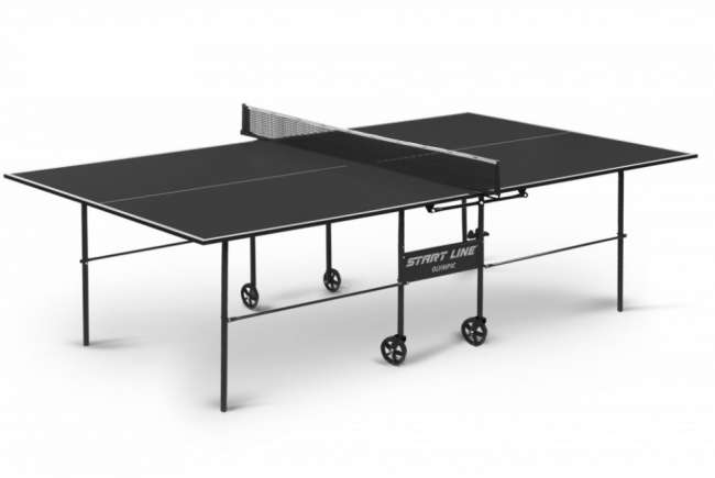 Теннисный стол Start Line Olympic Black с сеткой Теннисный стол Start Line Olympic Black с сеткой
