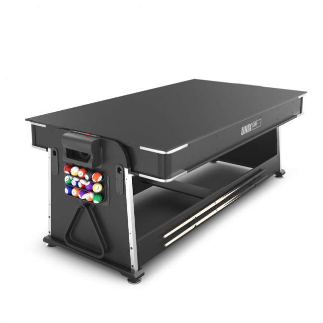 Игровой стол трансформер UNIX Line 4 в 1 (204х112 cм) Black Игровой стол трансформер UNIX Line 4 в 1 (204х112 cм) Black
