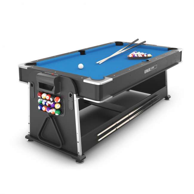 Игровой стол трансформер UNIX Line 4 в 1 (204х112 cм) Black Игровой стол трансформер UNIX Line 4 в 1 (204х112 cм) Black