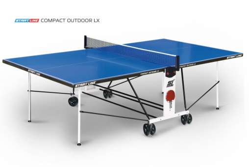 Всепогодный теннисный стол Start line Compact Outdoor-2 LX BLUE
