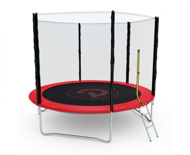 Батут с сеткой DFC PELPO 10ft с лестницей RED Батут с сеткой DFC PELPO 10ft с лестницей RED