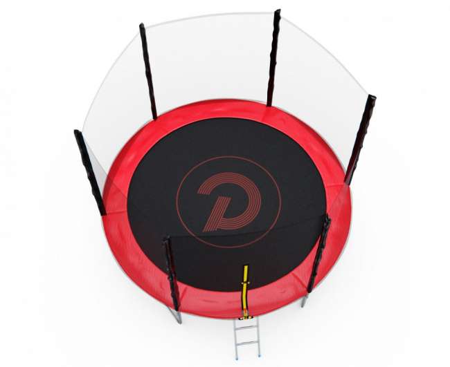 Батут с сеткой DFC PELPO 10ft с лестницей RED Батут с сеткой DFC PELPO 10ft с лестницей RED