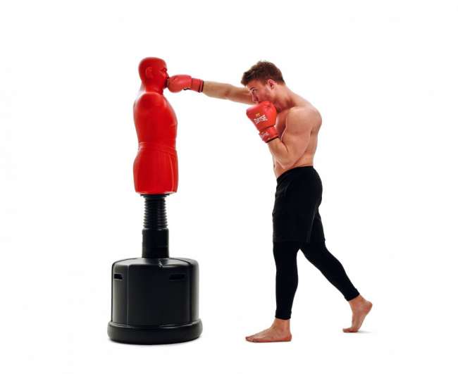 Манекен для бокса DFC Boxing Punching Man-Medium TLS-BR (красный) без регулировки Манекен для бокса DFC Boxing Punching Man-Medium TLS-BR (красный) без регулировки