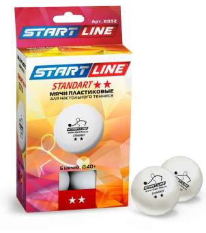Мячи для настольного тенниса Start Line STANDART 2*