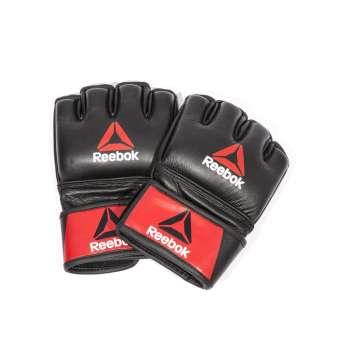 Профессиональные кожаные перчатки Reebok Combat для MMA