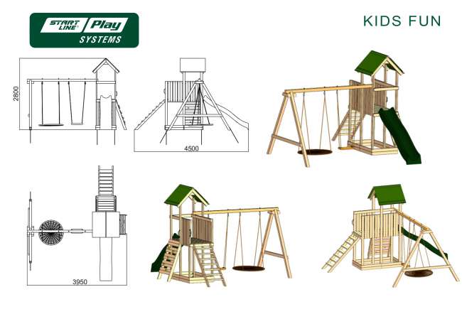 Детский городок Start Line KIDS FUN эконом Детский городок Start Line KIDS FUN эконом
